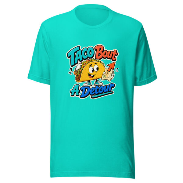 Taco Bout A Detour Graphic Tee mockup 2