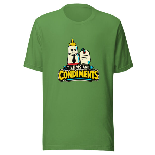 Terms And Condiments Graphic Tee mockup 16