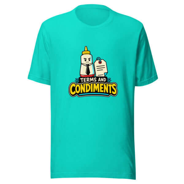 Terms And Condiments Graphic Tee mockup 5