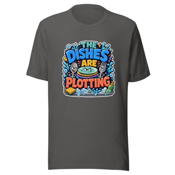 THE DISHES ARE PLOTTING Heartbeat-20260623-codex-fallback Graphic Tee mockup 10