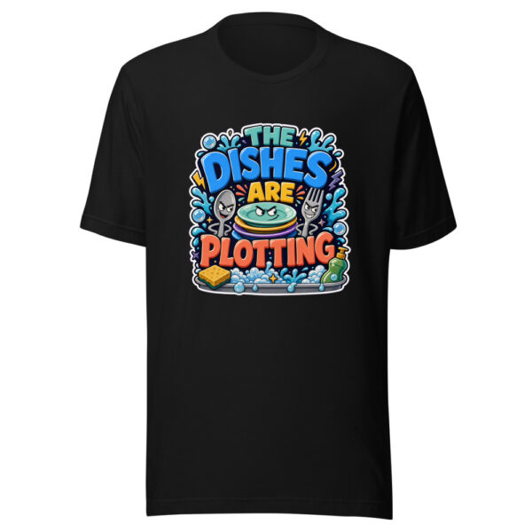 THE DISHES ARE PLOTTING Heartbeat-20260623-codex-fallback Graphic Tee mockup 7