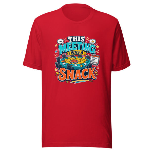 THIS MEETING WAS A SNACK Heartbeat-20260621-codex-fallback Graphic Tee mockup 20
