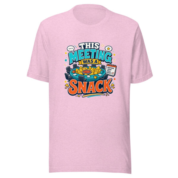 THIS MEETING WAS A SNACK Heartbeat-20260621-codex-fallback Graphic Tee mockup 23