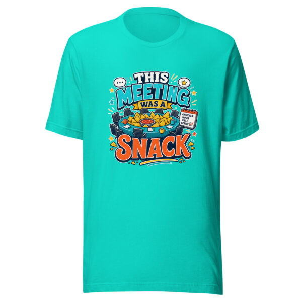 THIS MEETING WAS A SNACK Heartbeat-20260621-codex-fallback Graphic Tee mockup 4