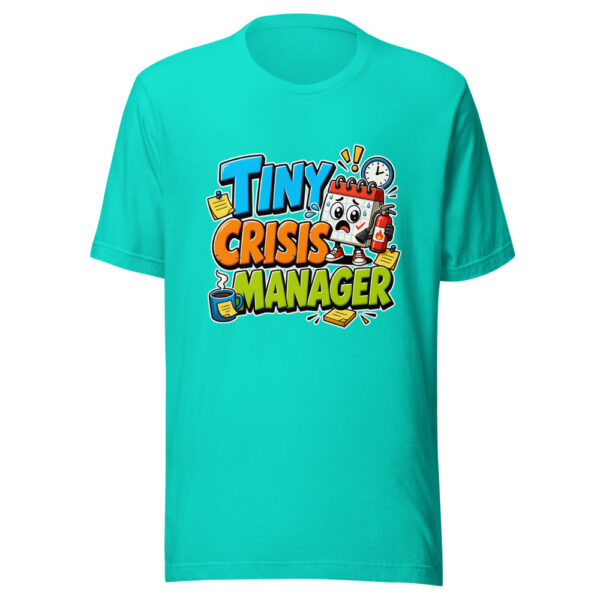 Tiny Crisis Manager Graphic Tee front view