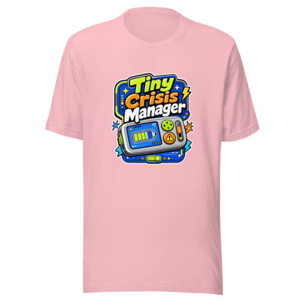 Tiny Crisis Manager Graphic Tee mockup 19