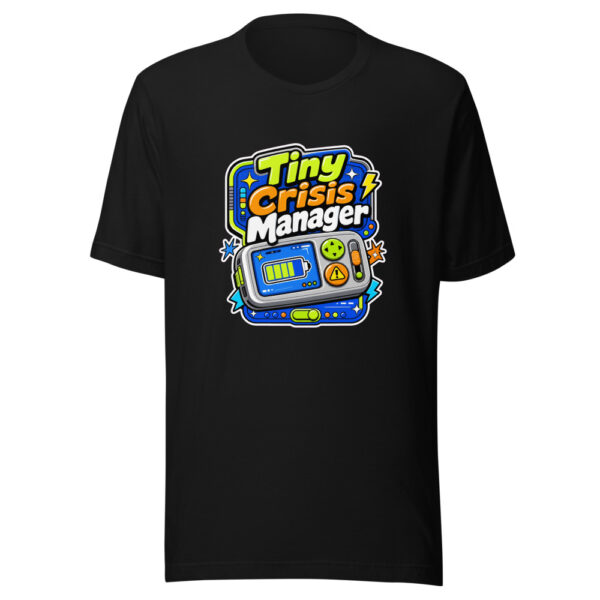 Tiny Crisis Manager Graphic Tee mockup 7