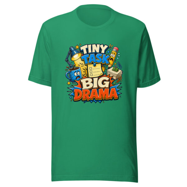 TINY TASK BIG DRAMA Heartbeat-20260624-codex-fallback Graphic Tee mockup 3
