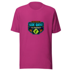 Unauthorized Side Quest In Progress Unauthorized-side-quest Graphic Tee mockup 1 Unauthorized Side Quest In Progress Unauthorized-side-quest Graphic Tee front view