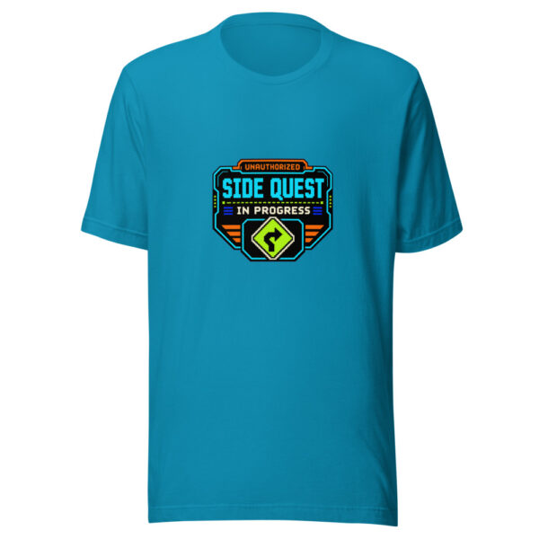 Unauthorized Side Quest In Progress Unauthorized-side-quest Graphic Tee mockup 2 Unauthorized Side Quest In Progress Unauthorized-side-quest Graphic Tee mockup 2