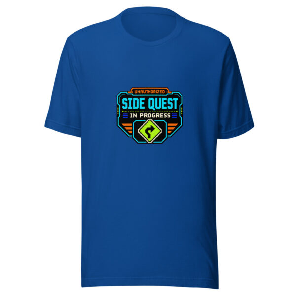 Unauthorized Side Quest In Progress Unauthorized-side-quest Graphic Tee mockup 3 Unauthorized Side Quest In Progress Unauthorized-side-quest Graphic Tee mockup 3