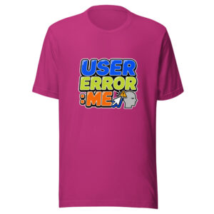 User Error: Me Graphic Tee front view