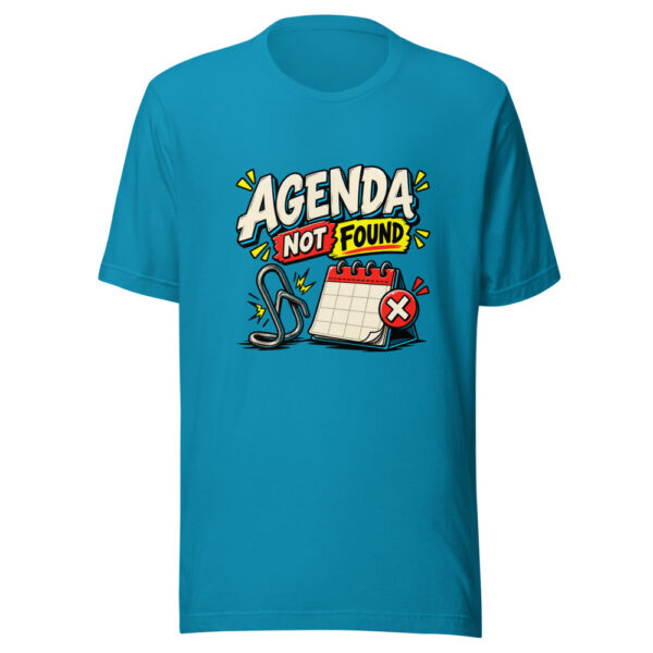 Agenda Not Found Graphic Tee mockup 2