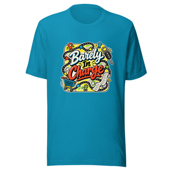 Barely In Charge Graphic Tee mockup 2