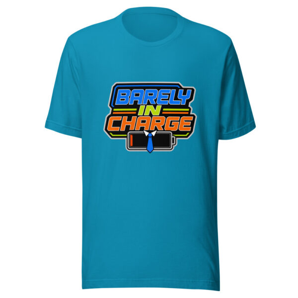 Barely In Charge Office-survival-2026 Graphic Tee mockup 1 Barely In Charge Office-survival-2026 Graphic Tee front view