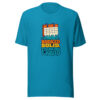 Booked Solid, Thinking Liquid Graphic Tee mockup 1 Booked Solid, Thinking Liquid Graphic Tee front view