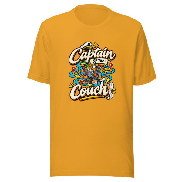 Captain Of The Couch Graphic Tee front view