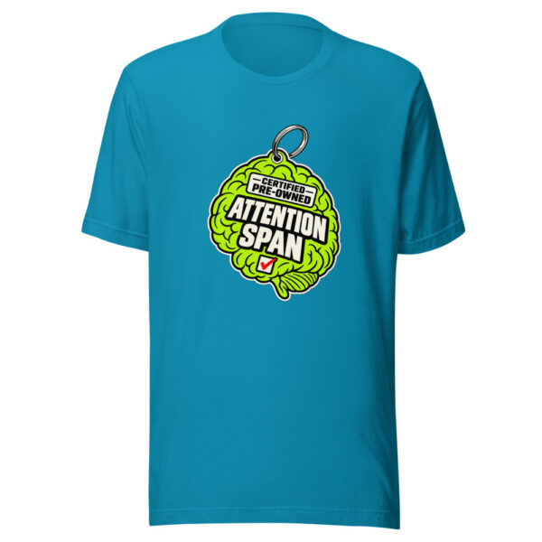 Certified Pre-Owned Attention Span Certified-pre-owned-attention-span Graphic Tee front view