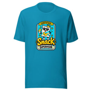 Certified Snack Supervisor Graphic Tee front view