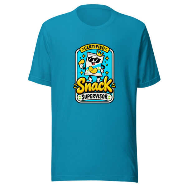 Certified Snack Supervisor Graphic Tee mockup 1 Certified Snack Supervisor Graphic Tee front view