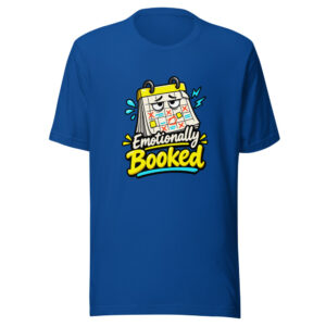 Emotionally Booked Graphic Tee front view