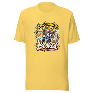 Emotionally Booked Graphic Tee front view