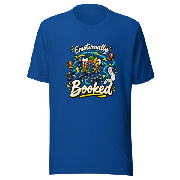 Emotionally Booked Graphic Tee mockup 3