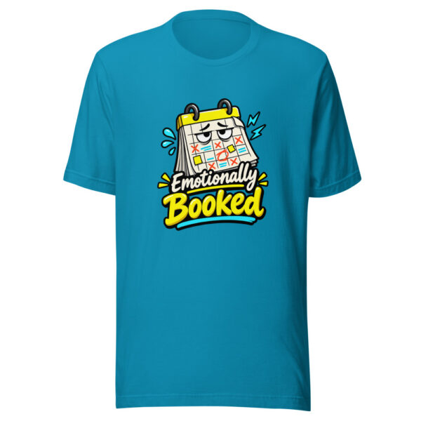 Emotionally Booked Graphic Tee mockup 3