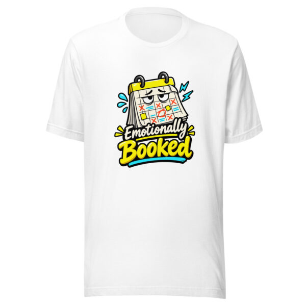 Emotionally Booked Graphic Tee mockup 5