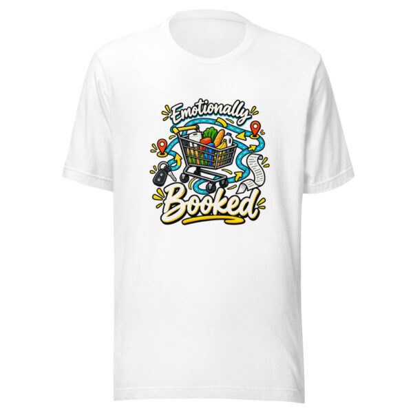 Emotionally Booked Graphic Tee mockup 5