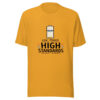 Low Power High Standards Graphic Tee mockup 2