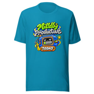 Mildly Productive Today Graphic Tee front view