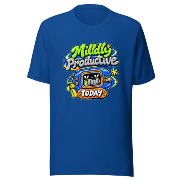 Mildly Productive Today Graphic Tee mockup 2