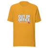 Out Of Office. Emotionally, Not Technically. Office-auto-reply Graphic Tee front view