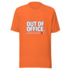 Out Of Office. Emotionally, Not Technically. Office-auto-reply Graphic Tee mockup 3