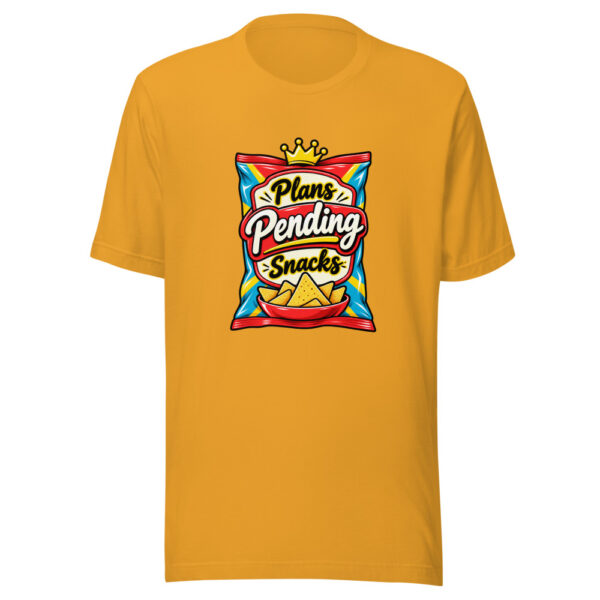 Plans Pending Snacks Graphic Tee mockup 3 Plans Pending Snacks Graphic Tee mockup 3