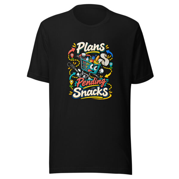 Plans Pending Snacks Graphic Tee mockup 4 Plans Pending Snacks Graphic Tee mockup 4