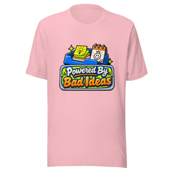 Powered By Bad Ideas Graphic Tee front view