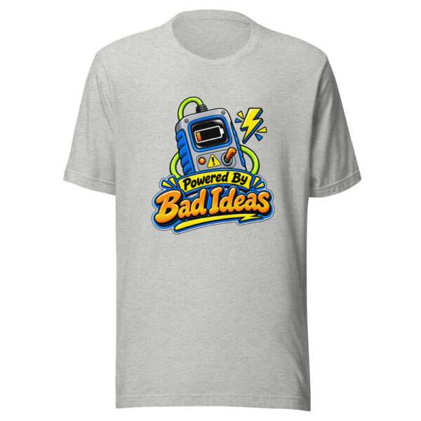 Powered By Bad Ideas Graphic Tee mockup 7 Powered By Bad Ideas Graphic Tee mockup 7