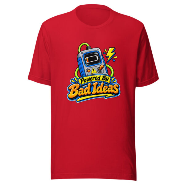 Powered By Bad Ideas Graphic Tee mockup 8 Powered By Bad Ideas Graphic Tee mockup 8