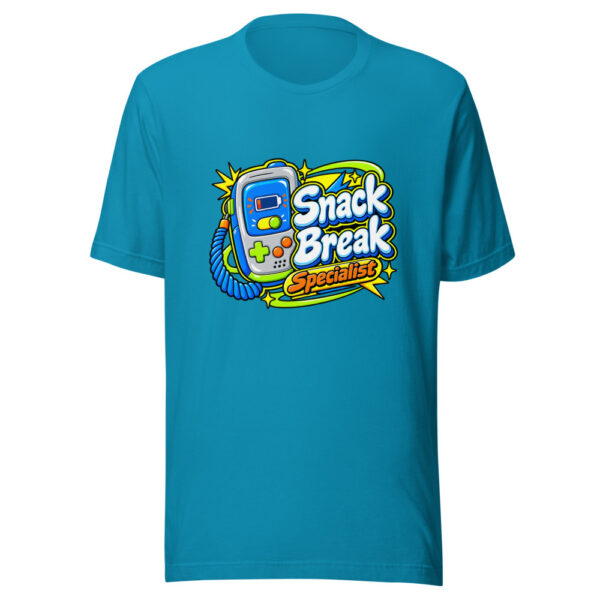 Snack Break Specialist Graphic Tee mockup 2