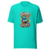 Snack First Questions Later Graphic Tee mockup 3