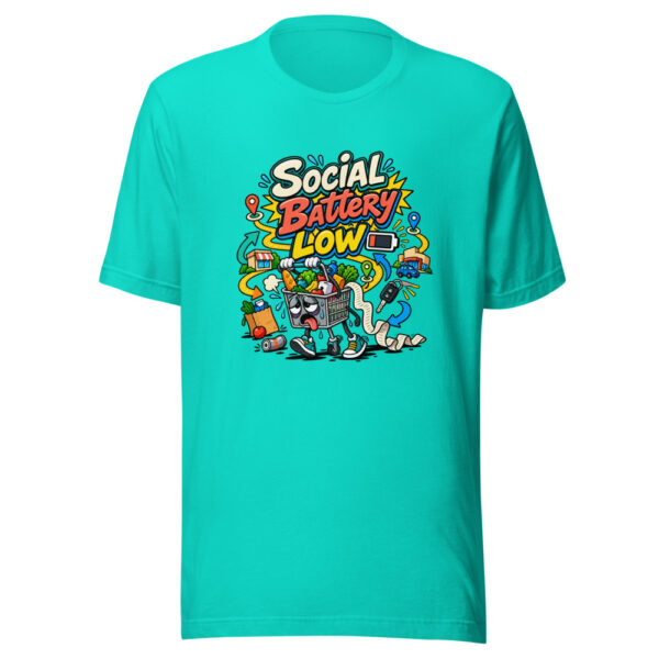 Social Battery Low Graphic Tee mockup 3 Social Battery Low Graphic Tee mockup 3