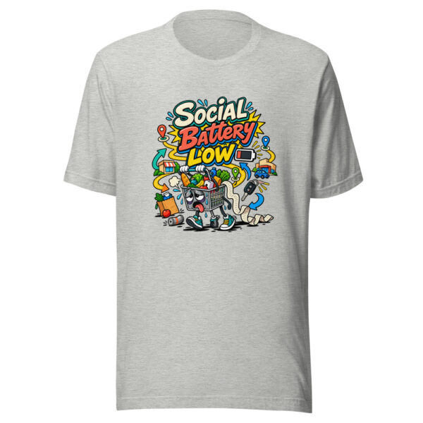 Social Battery Low Graphic Tee mockup 7 Social Battery Low Graphic Tee mockup 7