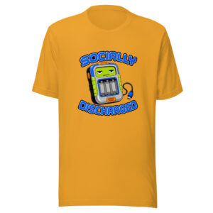 Socially Discharged Graphic Tee front view