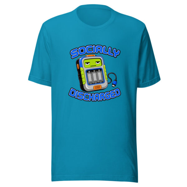 Socially Discharged Graphic Tee mockup 2