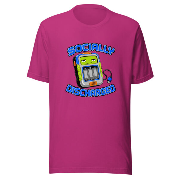 Socially Discharged Graphic Tee mockup 3