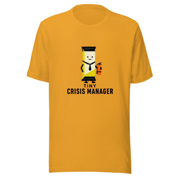 Tiny Crisis Manager Graphic Tee mockup 2