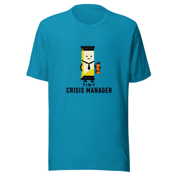 Tiny Crisis Manager Graphic Tee mockup 3