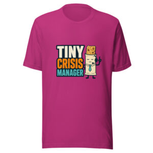 Tiny Crisis Manager Snack-ritual-2026 Graphic Tee front view